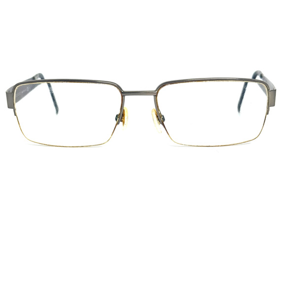 Gucci GG 2209 D8Y Matte Gunmetal Gray Half Rim Eyeglasses Frames 53-16 140 17162 - Picture 1 of 7